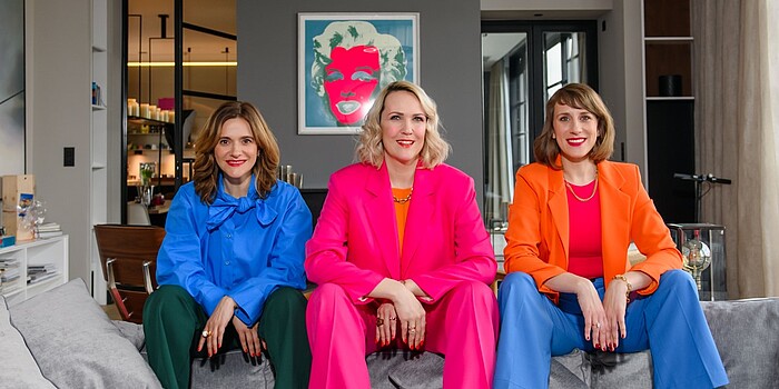 Anja Tillack, Nicole Engel und Franziska Dietzsch, die Gründerinnen von Klinker und Klunker aus Berlin